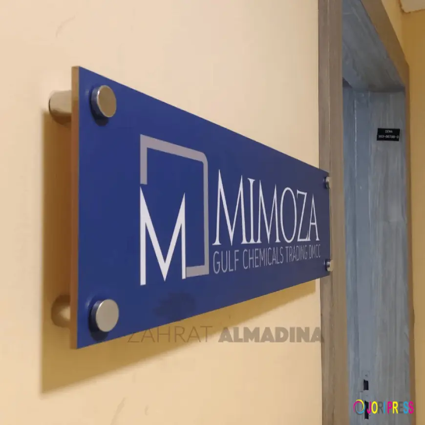 How Office Name Plates Improve Workplace Identification