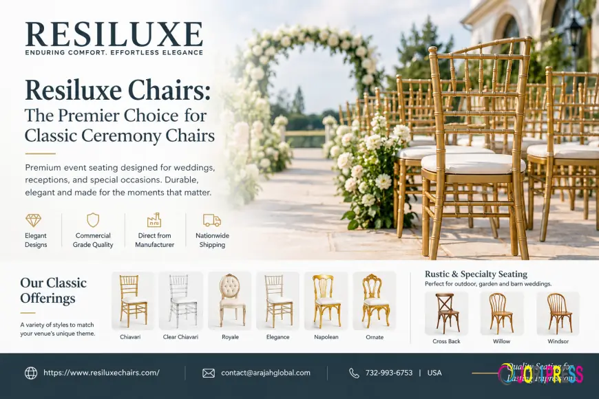 Premium Ceremony Chairs for Elegant Events | Resiluxe Chairs