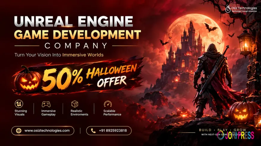 Build AAA-Quality Gaming Experiences with Unreal Engine - 50% Off This Halloween  