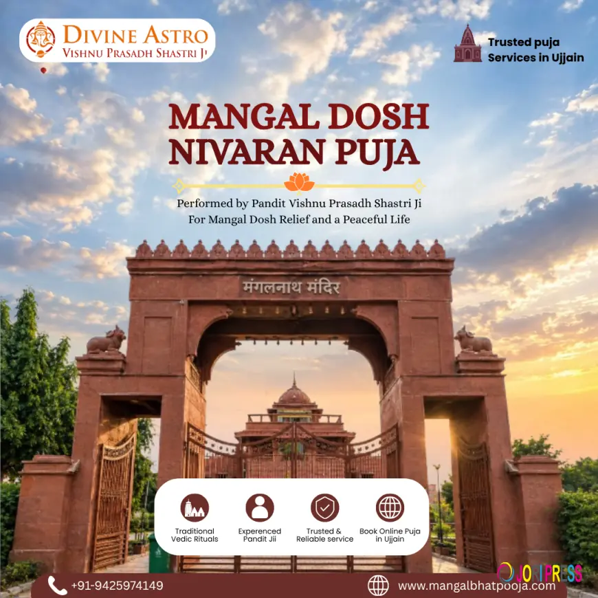 Book Mangal Dosh Nivaran Puja in Ujjian: Pandit Vishnu Prasadh Shastri Ji