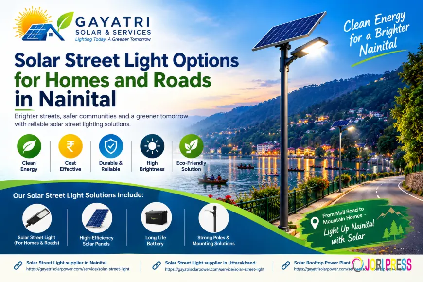 Solar Street Light Options for Homes and Roads in Nainital