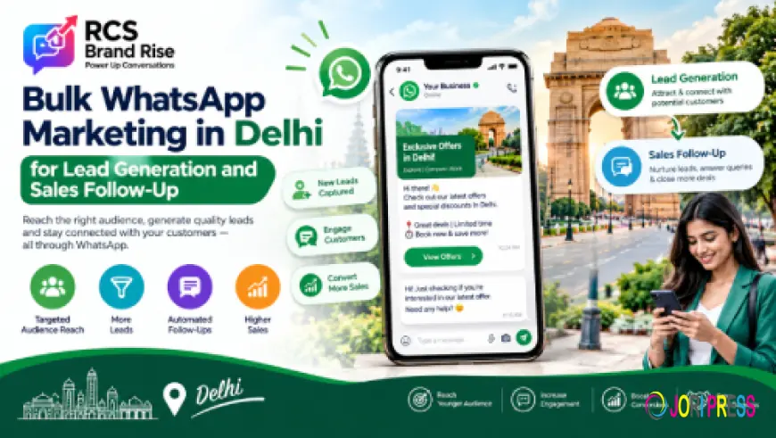 Bulk WhatsApp Marketing in Delhi for Lead Generation and Sales Follow-Ups