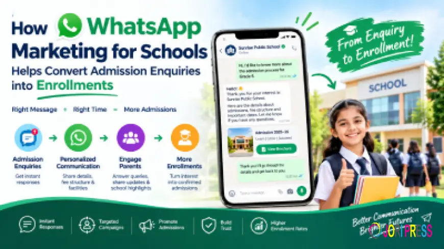 How WhatsApp Marketing for Schools Helps Convert Admission Enquiries into Enrollments