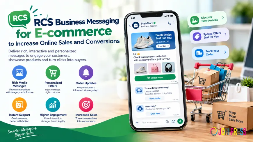 RCS Business Messaging for E-commerce to Increase Online Sales and Conversions