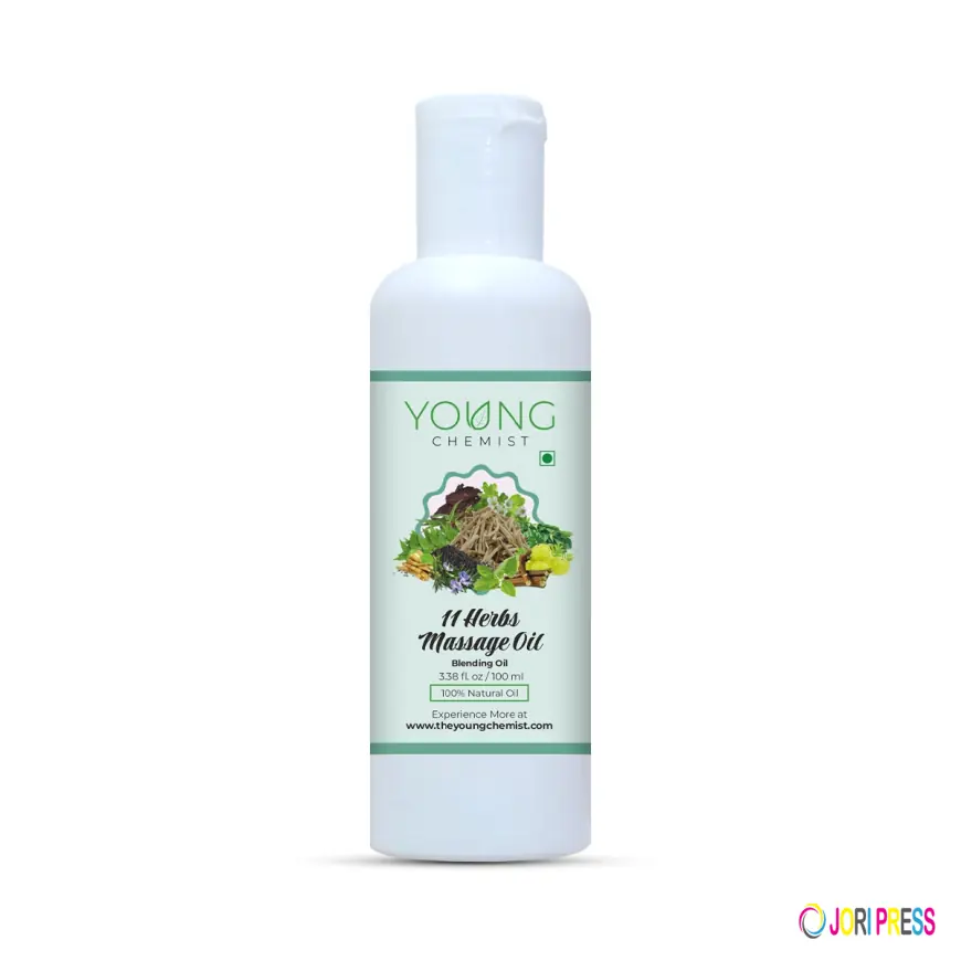 Herbal 11 Herbs Massage Oil for Joint and Full Body Wellness