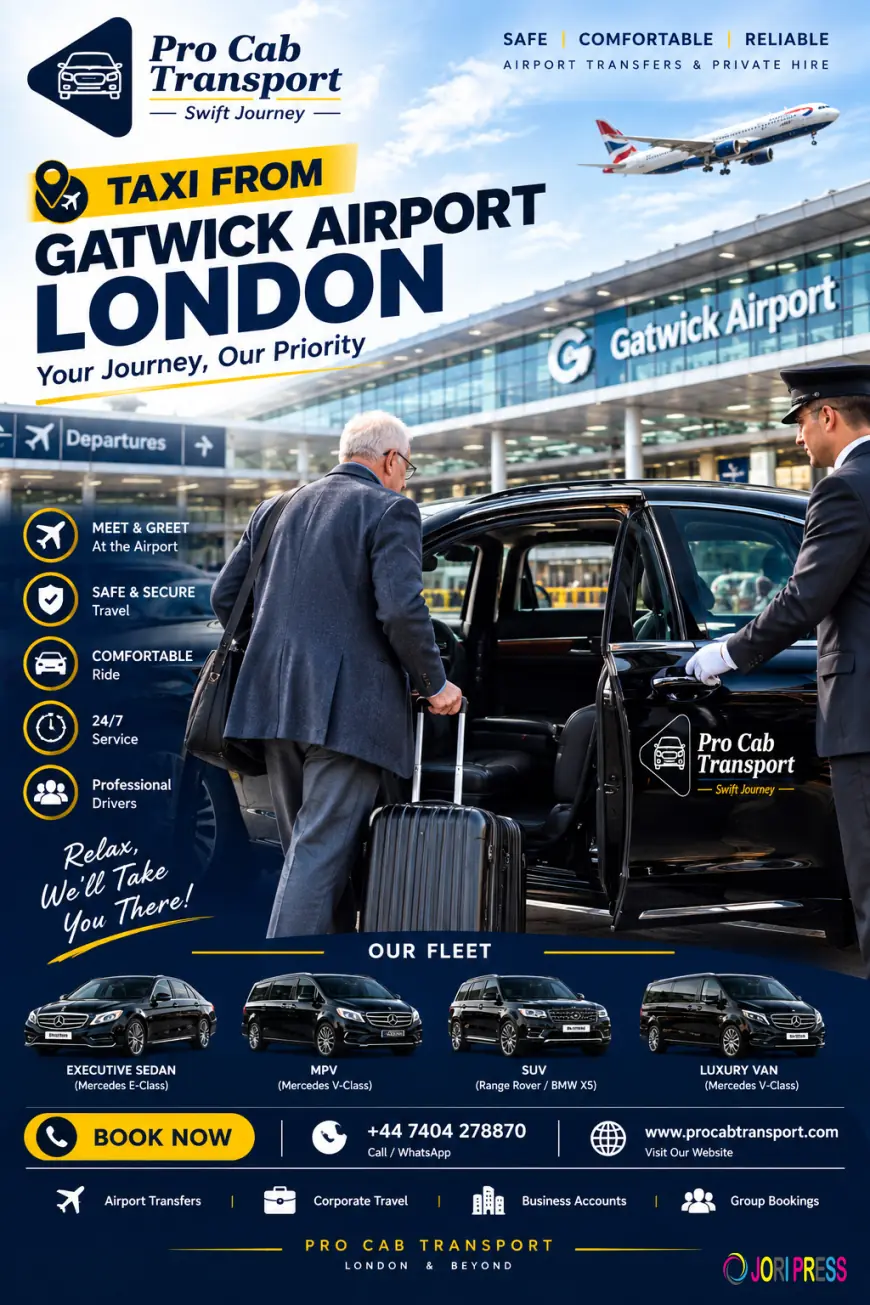 15% OFF Gatwick Airport to Shepherds Bush Taxi — Hire a Comfortable Private Ride