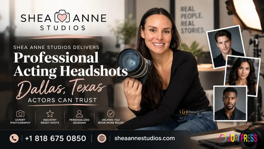 Shea Anne Studios Delivers Professional Acting Headshots Dallas Texas Actors Can Trust