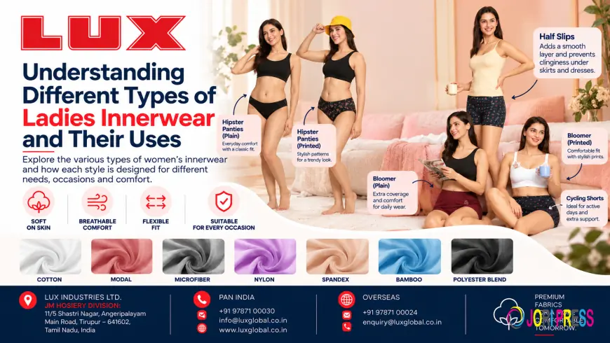Understanding Different Types of Ladies Innerwear and Their Uses
