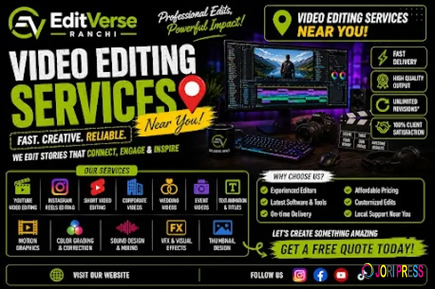 Video Editing in Ranchi: Create Engaging, Professional Videos with Edit Verse
