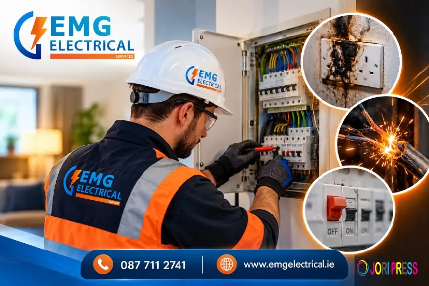 Burning Smells, Sparks and Tripping Switches: EMG Electrical Ltd Shares Electrical Safety Tips for Dublin Homes