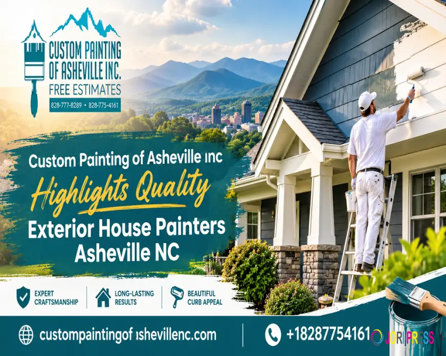 Custom Painting of Asheville Inc Highlights Quality Exterior House Painters Asheville NC