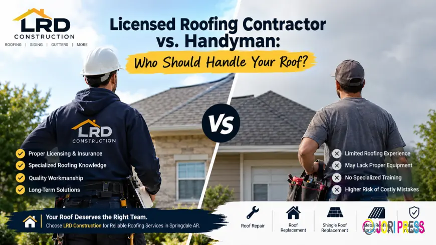 Licensed Roofing Contractor vs. Handyman: Who Should Handle Your Roof?
