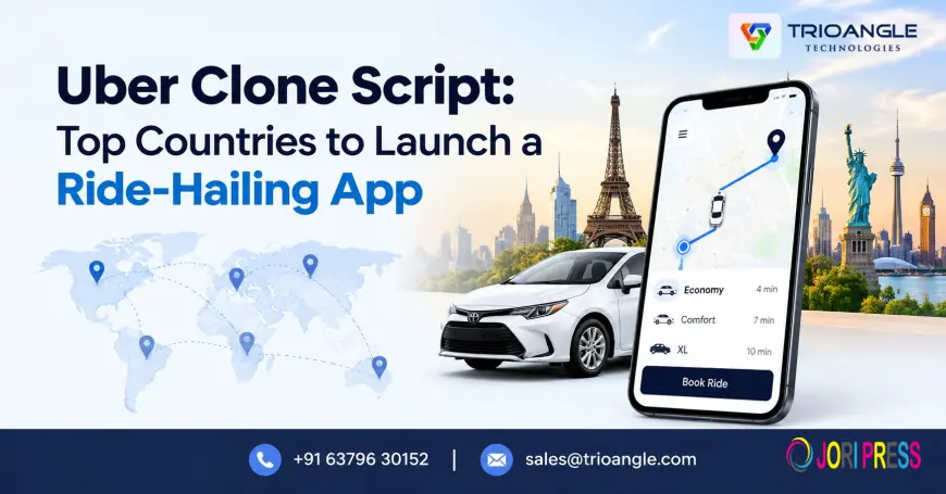 Uber Clone Script: Top Countries to Launch a Ride-Hailing App