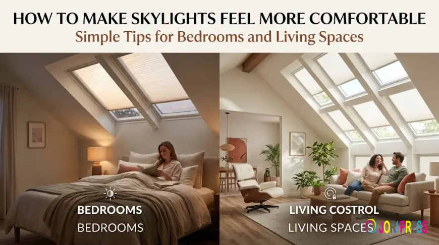 How to Make Skylights Feel More Comfortable in Bedrooms and Living Spaces