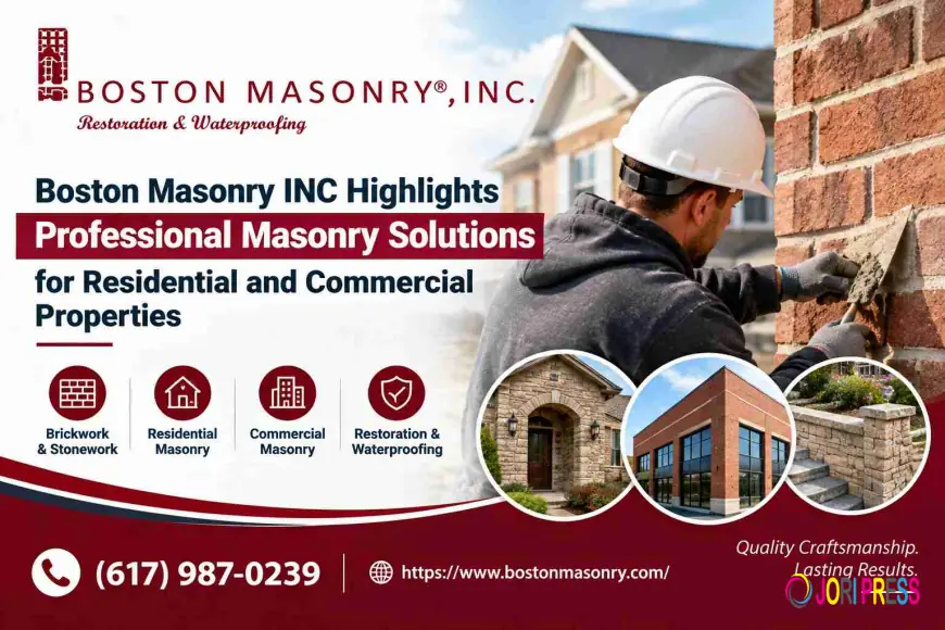 Boston Masonry INC Highlights Professional Masonry Solutions for Residential and Commercial Properties