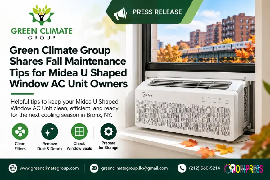 Green Climate Group Shares Fall Maintenance Tips for Midea U Shaped Window AC Unit Owners