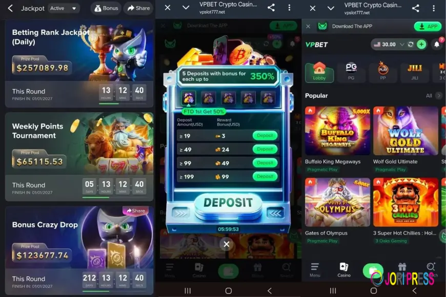VPBET USA Official: Get Free $25 Welcome Bonus!