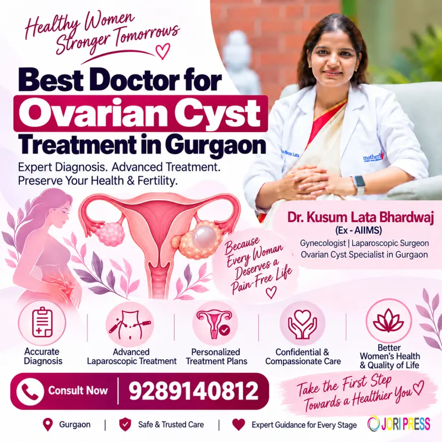 Best Doctor for Ovarian Cyst Treatment in Gurgaon: A Guide to Women's Health