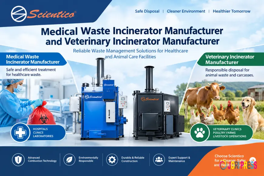 Medical Waste Incinerator Manufacturer and Veterinary Incinerator Manufacturer: Reliable Waste Management Solutions