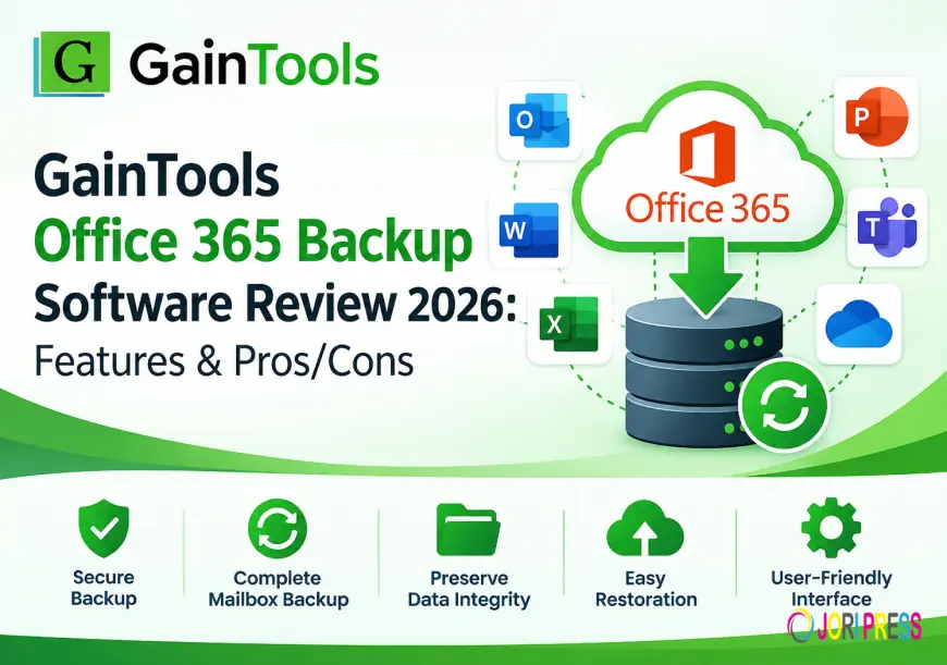 GainTools Office 365 Backup Software Review 2026: Features & Pros/Cons