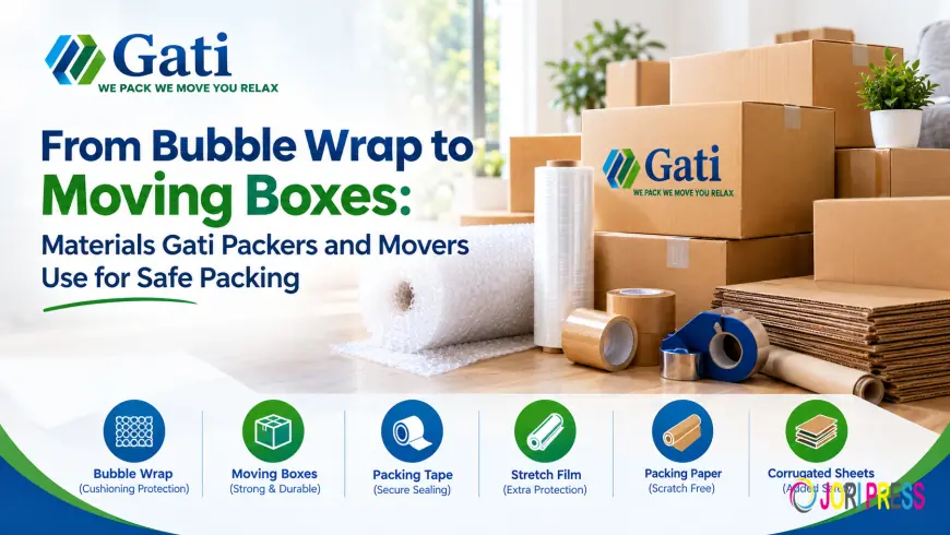 From Bubble Wrap to Moving Boxes: Materials Gati Packers and Movers Use for Safe Packing