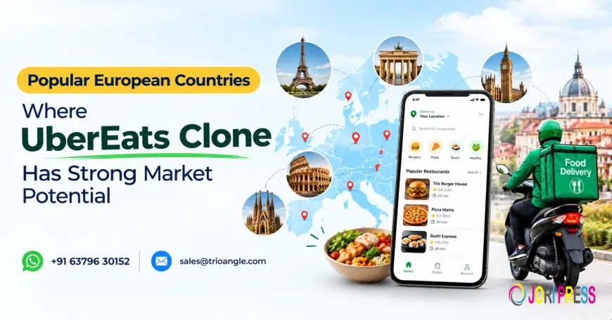 Popular European Countries Where UberEats Clone Has Strong Market Potential