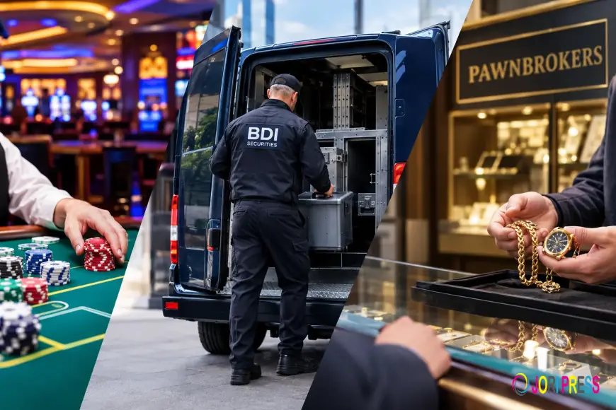 Cash in Transit Services in the UK: Why Casinos and Pawnbrokers Use Specialists