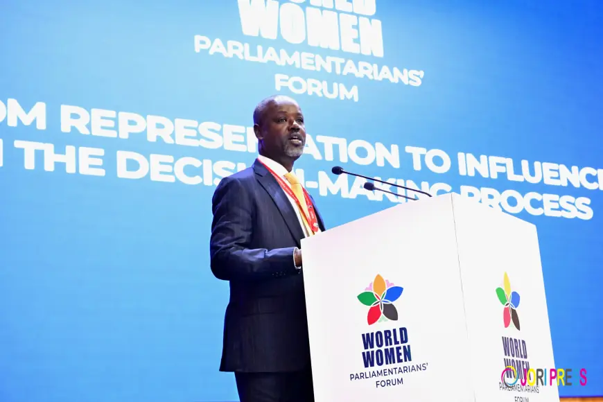 Beyond Numbers: Deputy Speaker Thomas Tayebwa Champions Real Influence for Women in Leadership at Global Forum