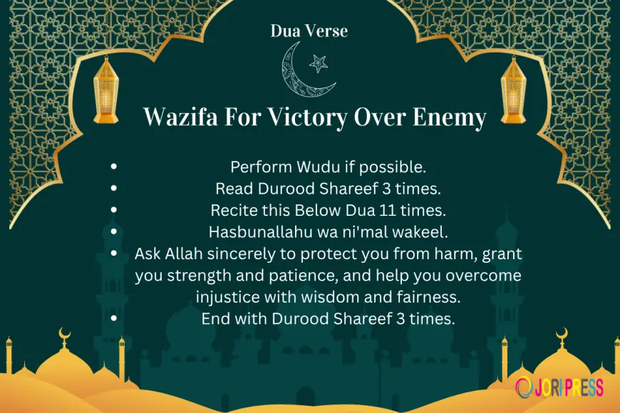 Wazifa For Victory Over Enemy