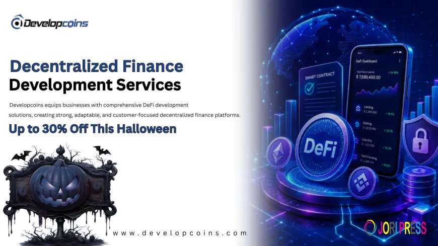 DeFi Development Company: Custom Decentralized Finance Solutions with Developcoins
