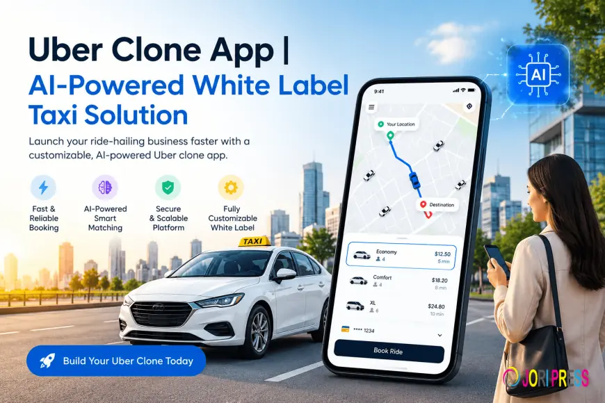 Uber Clone App | AI-Powered White Label Taxi Solution