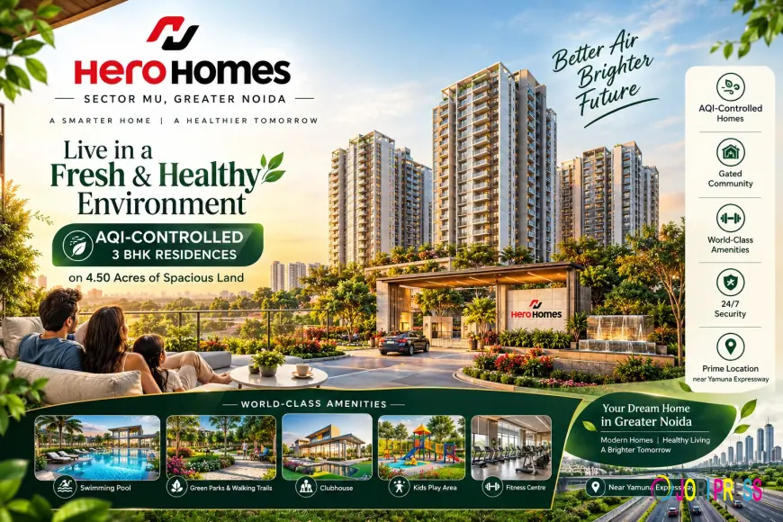 Hero Homes Sector MU Greater Noida - 3 BHK Flats By Hero Realty
