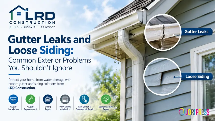 Gutter Leaks and Loose Siding: Common Exterior Problems You Shouldn't Ignore