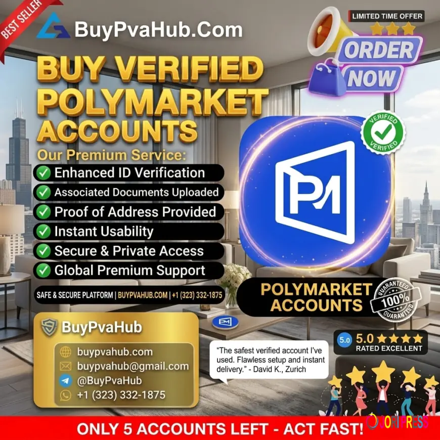Buy Verified Polymarket Account | Instant Access to Crypto Prediction Markets From Buypvahub