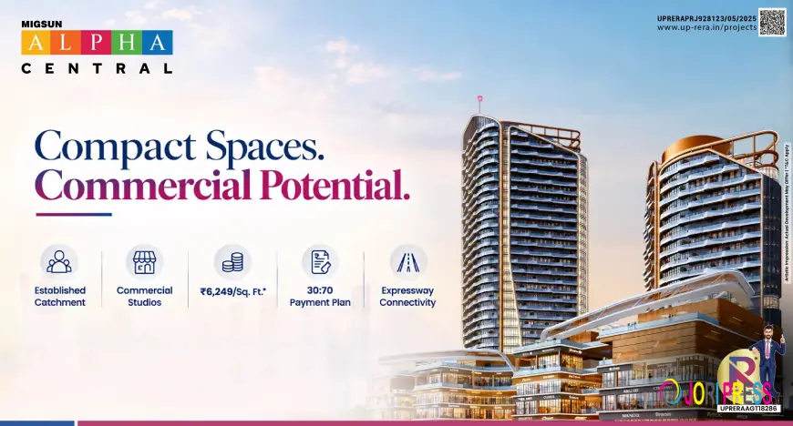 Migsun Alpha Central Commercial Studios Greater Noida – Smart Commercial Studios & Business Suites