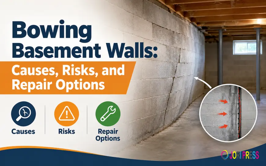 Bowing Basement Walls: Early Warning Signs and Foundation Repair Options for Virginia Homeowners