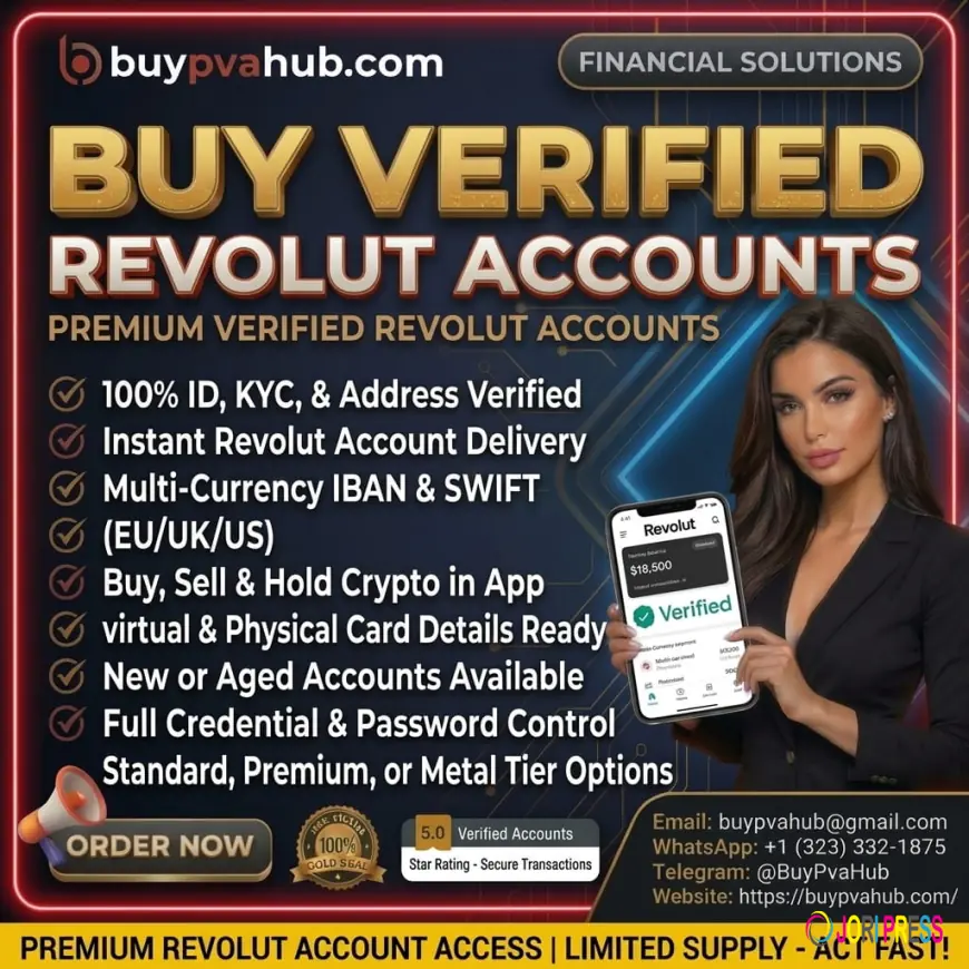Buy Verified Revolut Account From BuyPvahub.com: Instant, Fully KYC-Verified Accounts with High Limits & Metal Cards