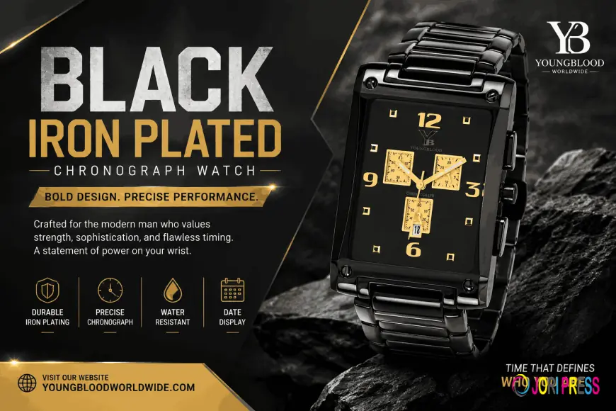 What Are the Most Durable Black Iron Plated Chronograph Watches?