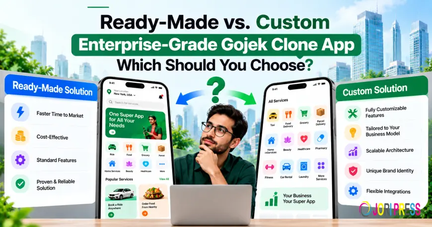 Ready-Made vs. Custom Enterprise-Grade Gojek Clone App: Which Should You Choose?