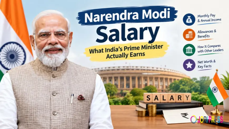 Narendra Modi Salary: Monthly Earnings and Government-Provided Facilities