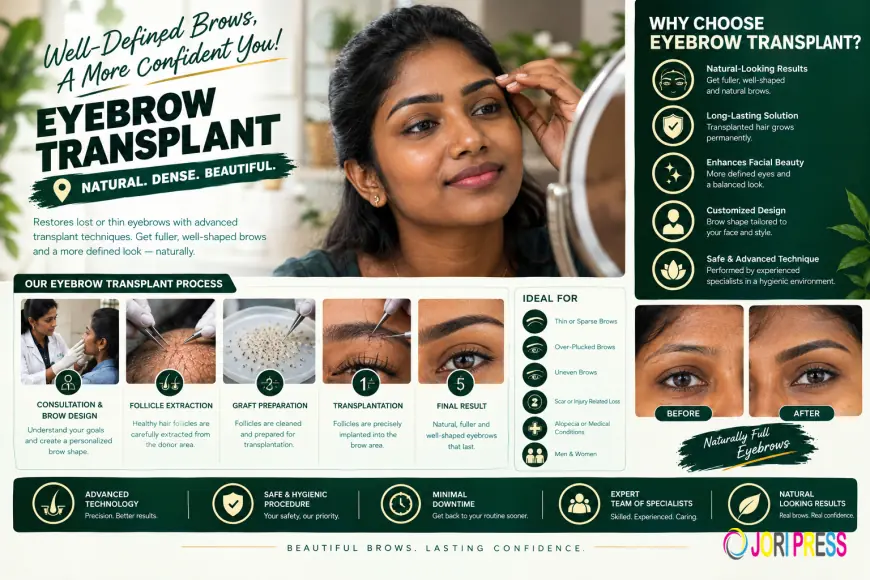 Eyebrow Transplant for Women and Men: A Guide to Natural-Looking Results