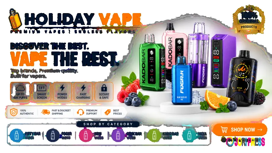 Holiday Vape Mr Fog Collection and Product Features