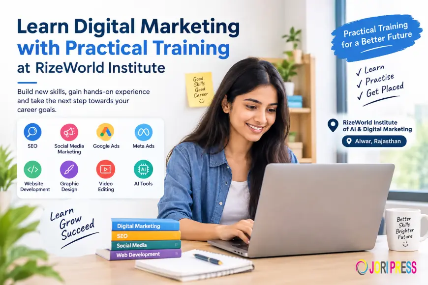 Learn Digital Marketing with Practical Training at RizeWorld Institute
