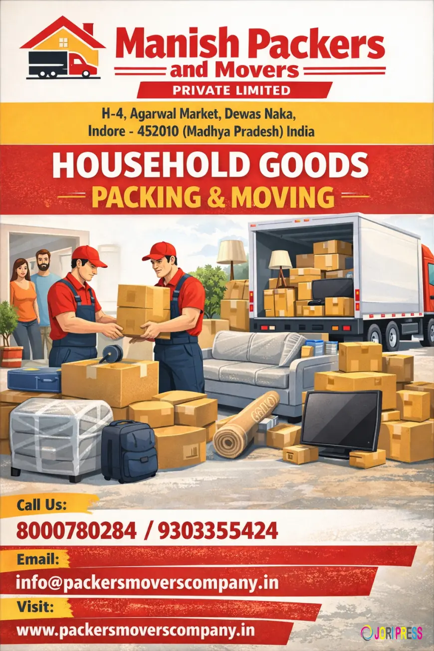 Manish Packers and Movers in Indore: Services & Prices