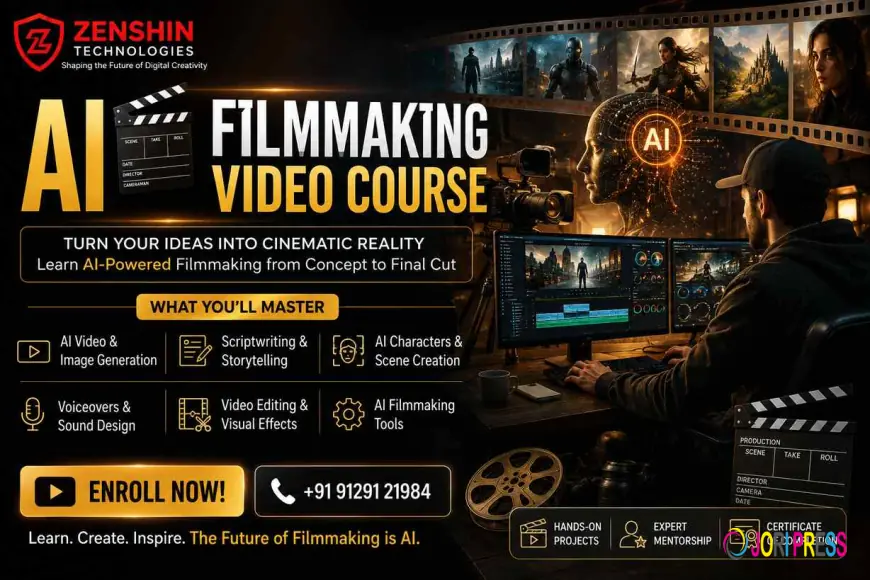 Zenshin Technologies Introduces AI Filmmaking Course to Help Learners Explore AI-Powered Video Creation and Digital Storytelling