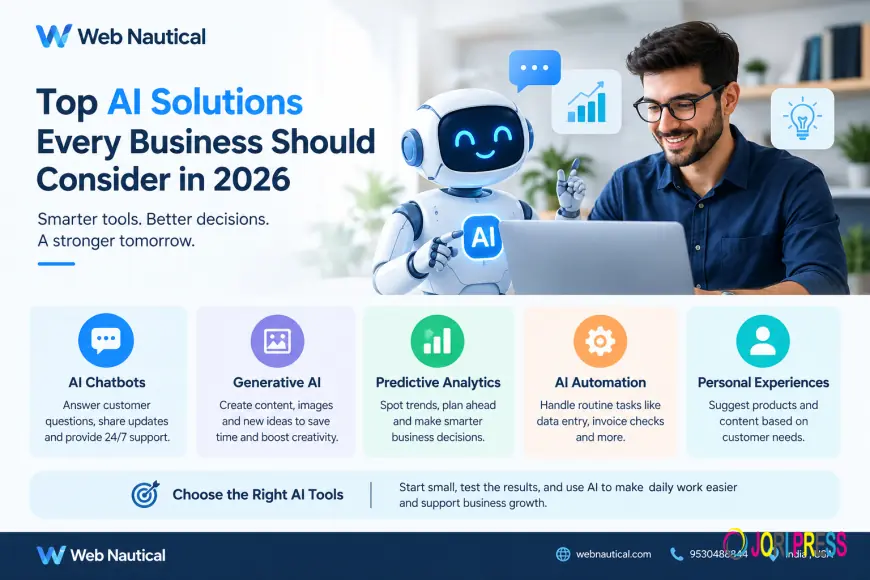 Top AI Solutions Every Business Should Consider in 2026 | Web Nautical