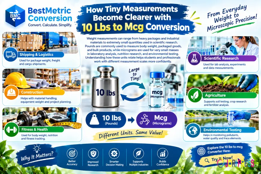 How Tiny Measurements Become Clearer with 10 Lbs to Mcg Conversion