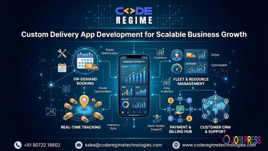 Custom Delivery App Development for Scalable Business Growth
