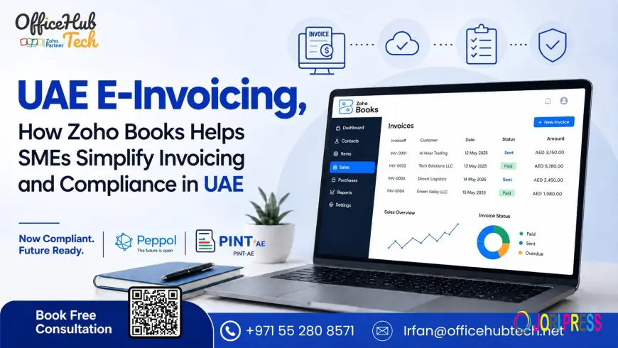 UAE E-Invoicing Guide: How Zoho Books Helps SMEs with PINT-AE, Peppol & Compliance