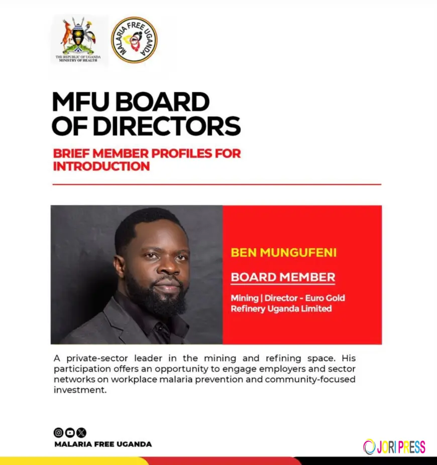 Uniting Business and Health: Euro Gold CEO Bernard Feni Joins Malaria Free Uganda Board, Pledges Private-Sector Action